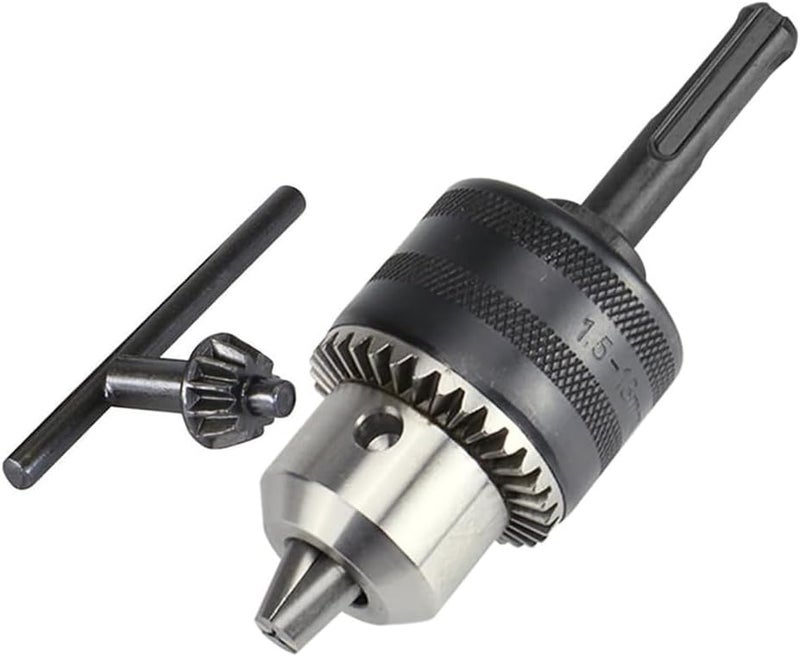 درافل ظرف مثقاب دورافيل بمفتاح 13 مم مع ساق SDS Plus، هيكل شديد التحمل، يتضمن مفتاح الظرف - Image 1